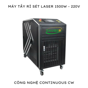 Máy tẩy rỉ sét laser 1500W công nghệ Continuous CW